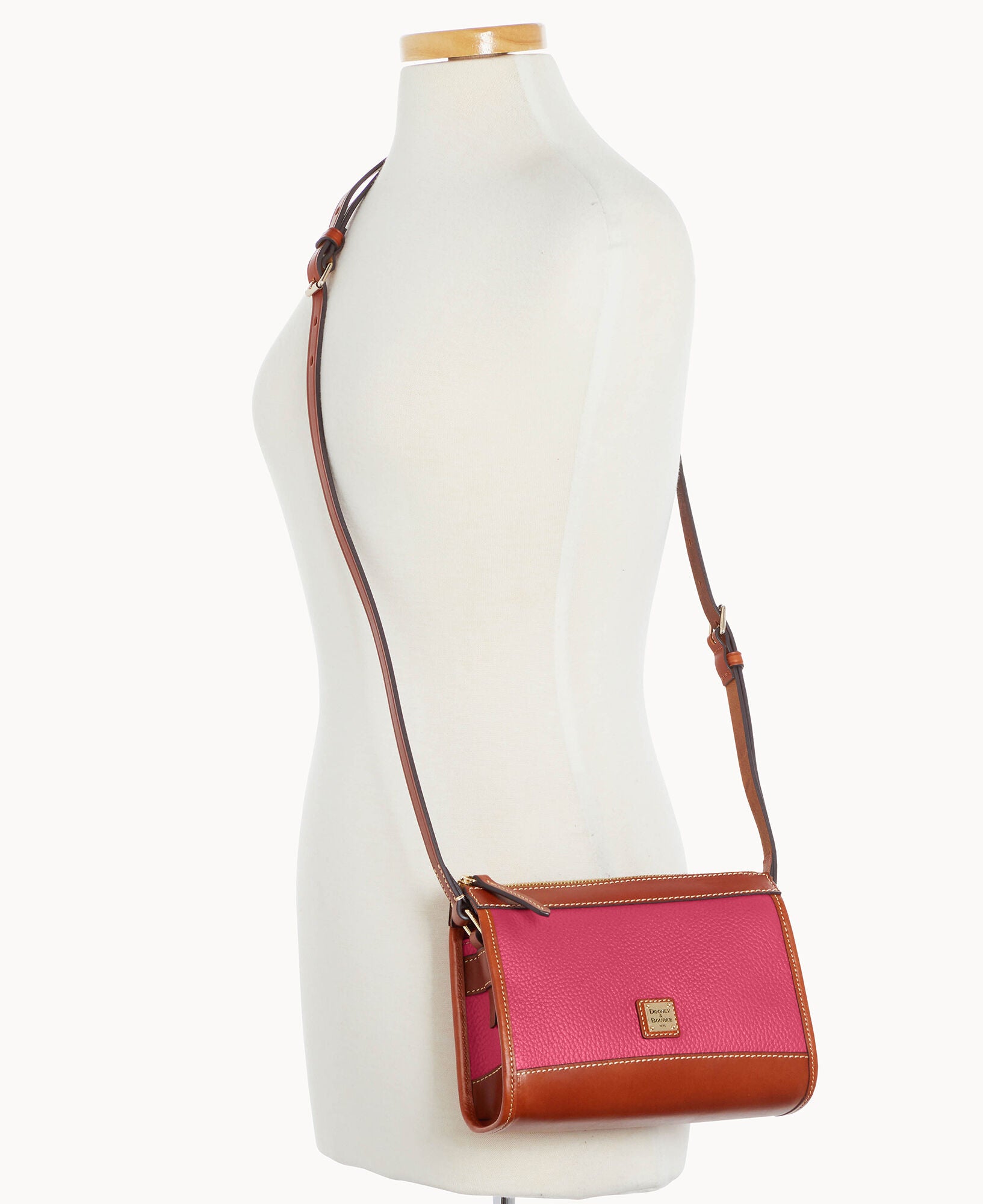 Pebble Grain Zip Crossbody - Image 28
