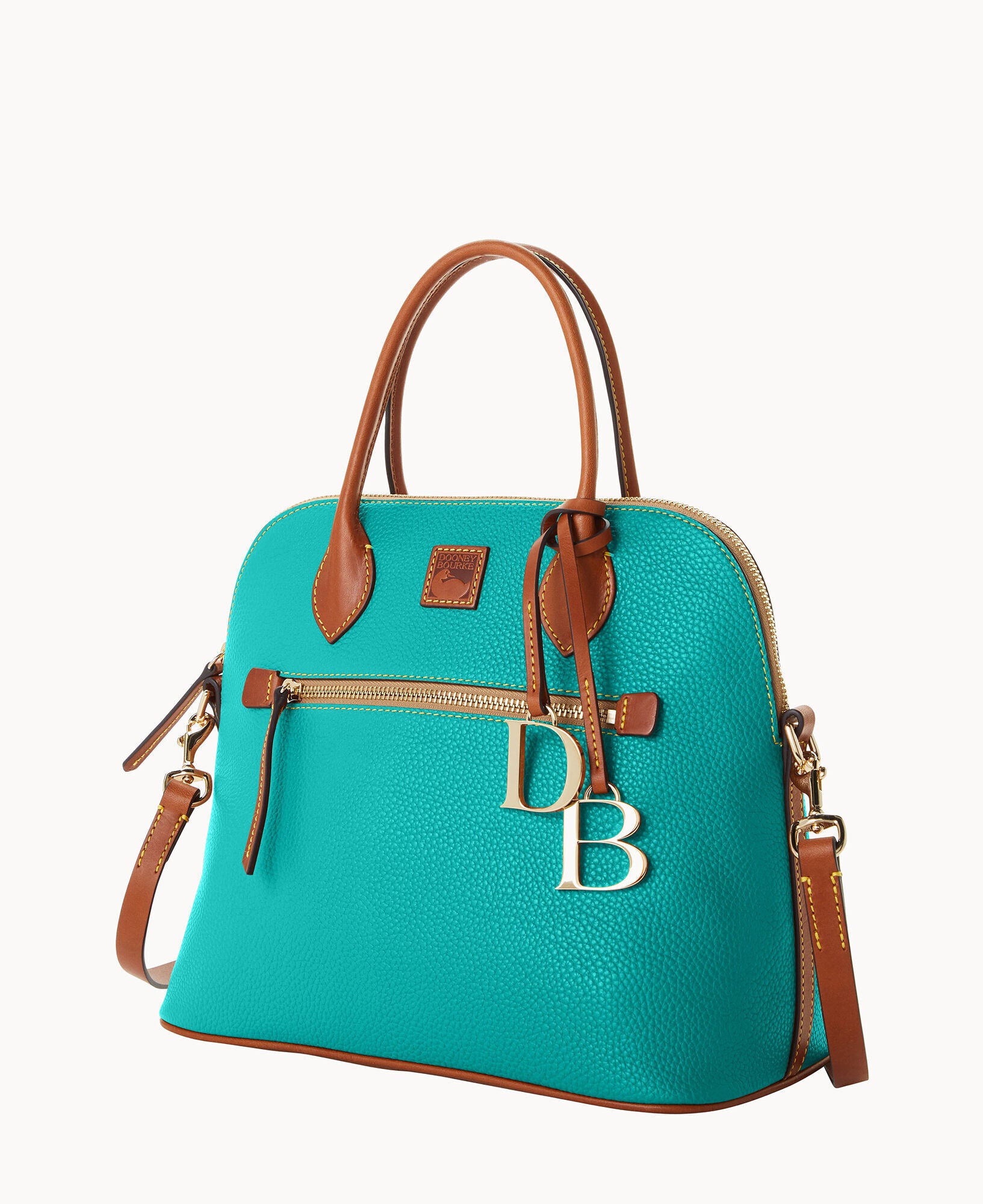 Pebble Grain Large Domed Satchel - Image 10
