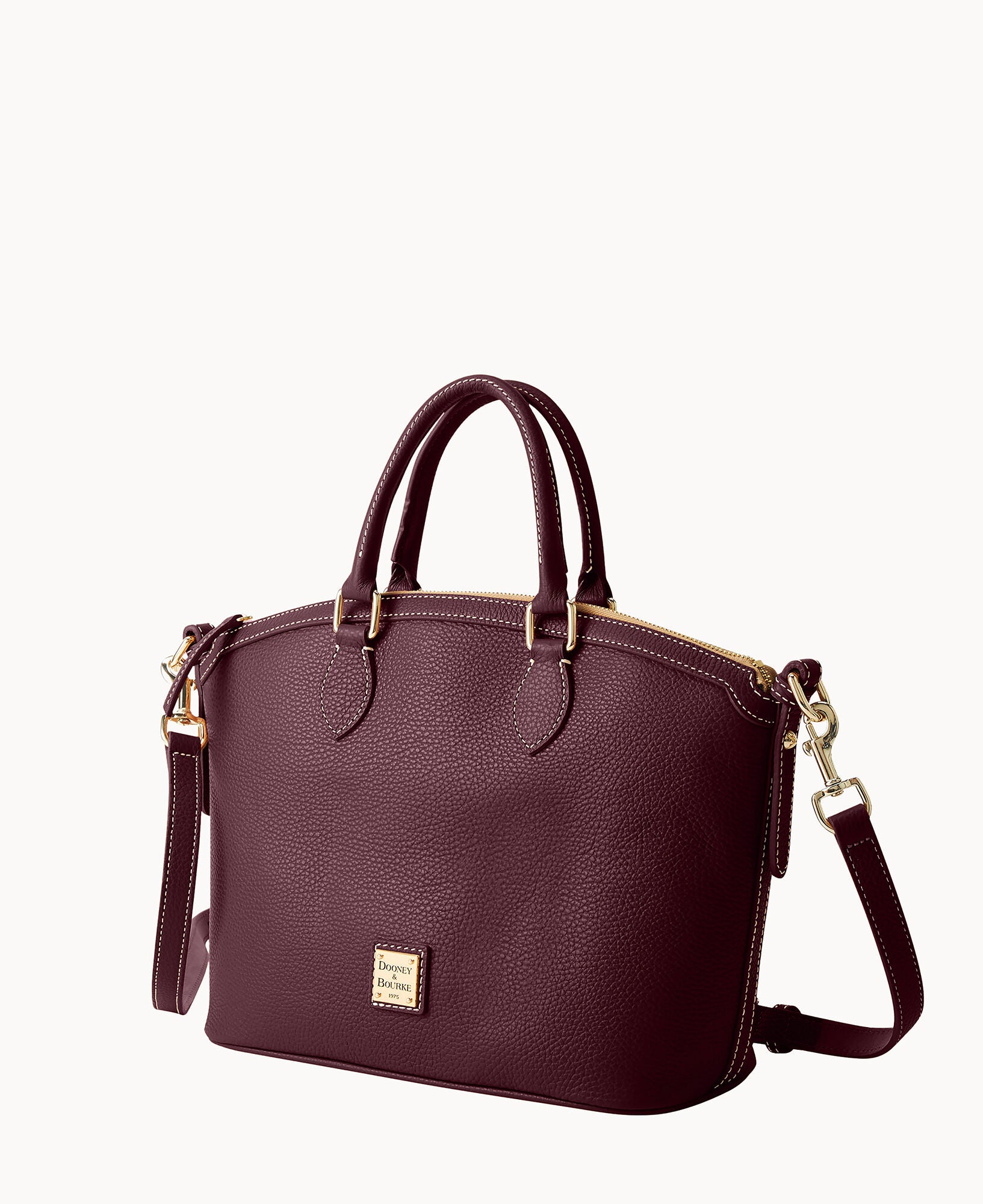 Lucca Leather Domed Satchel - Image 18